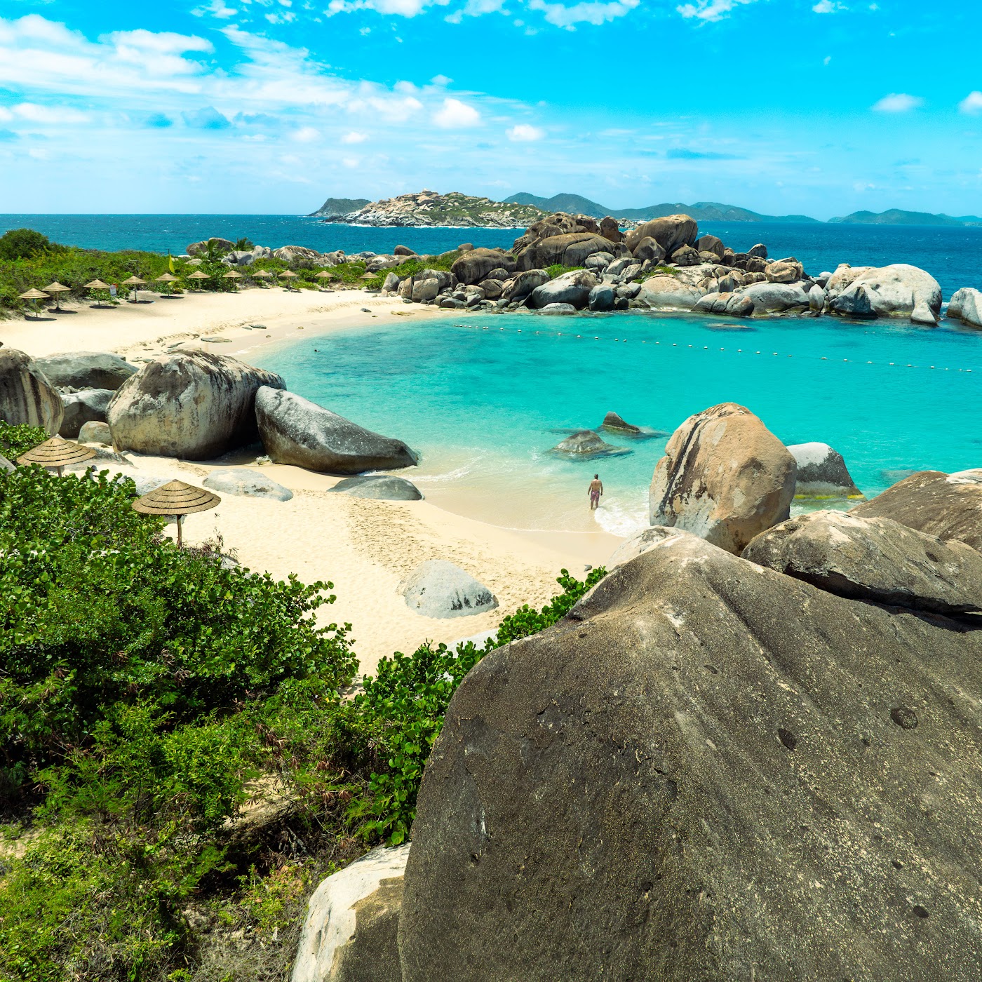 Per-cabin sailing charter through the British Virgin Islands aboard a luxury crewed catamaran