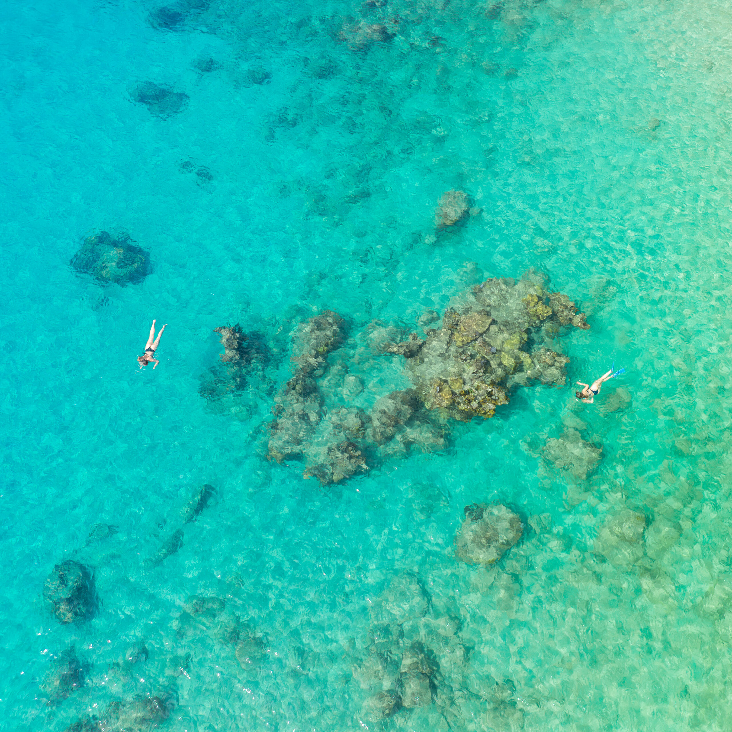 Anchored off Anegada on a British Virgin Islands cabin charter